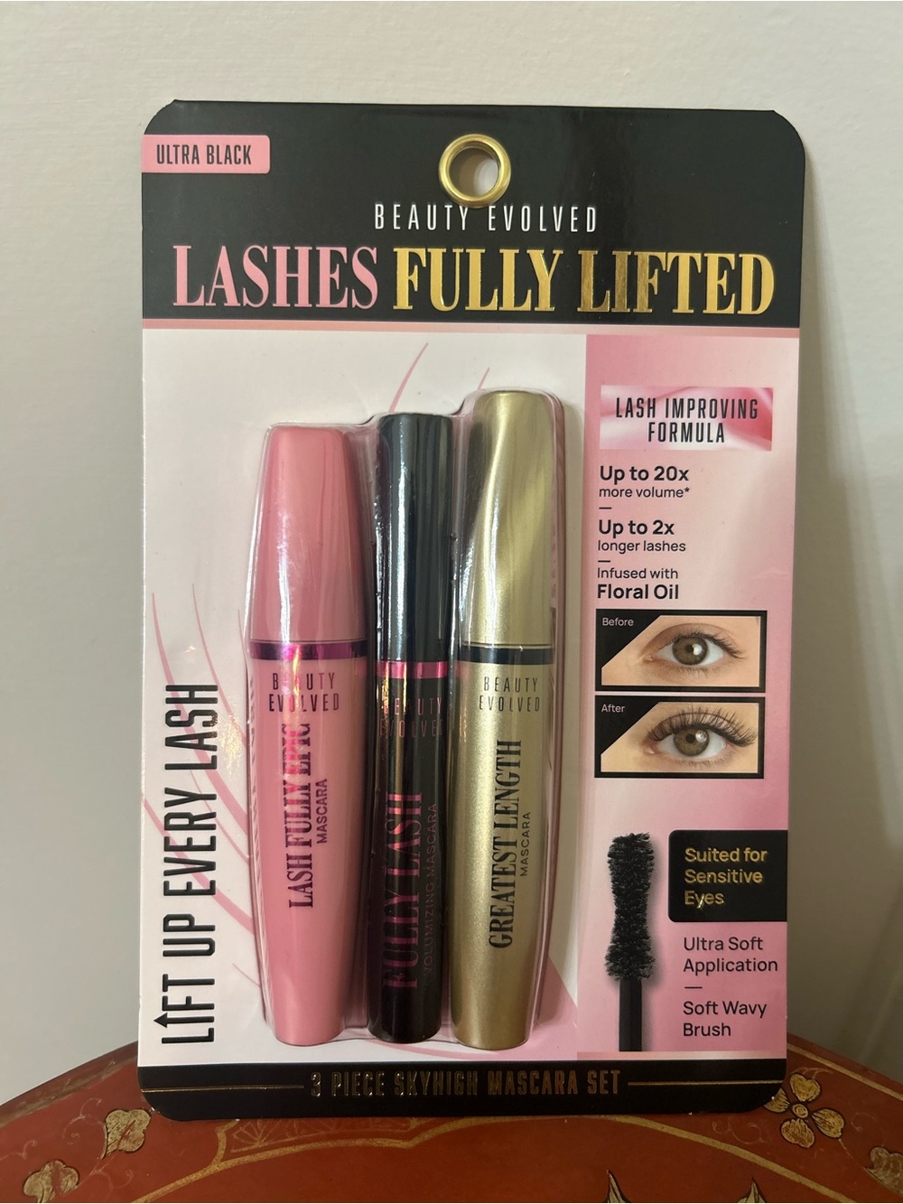 Fully Lifted 3-Piece Mascara Set — Skyhigh — Ultra Black